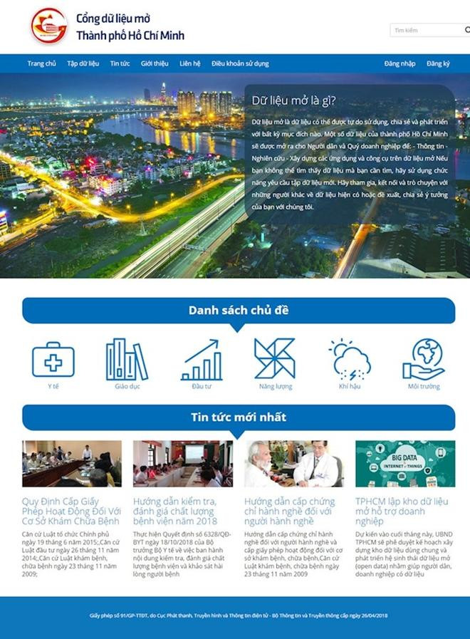 Cổng dữ liệu mở để người dân, tổ chức, doanh nghiệp có thể khai thác và sử dụng. Cổng dữ liệu mở để người dân, tổ chức, doanh nghiệp có thể khai thác và sử dụng.