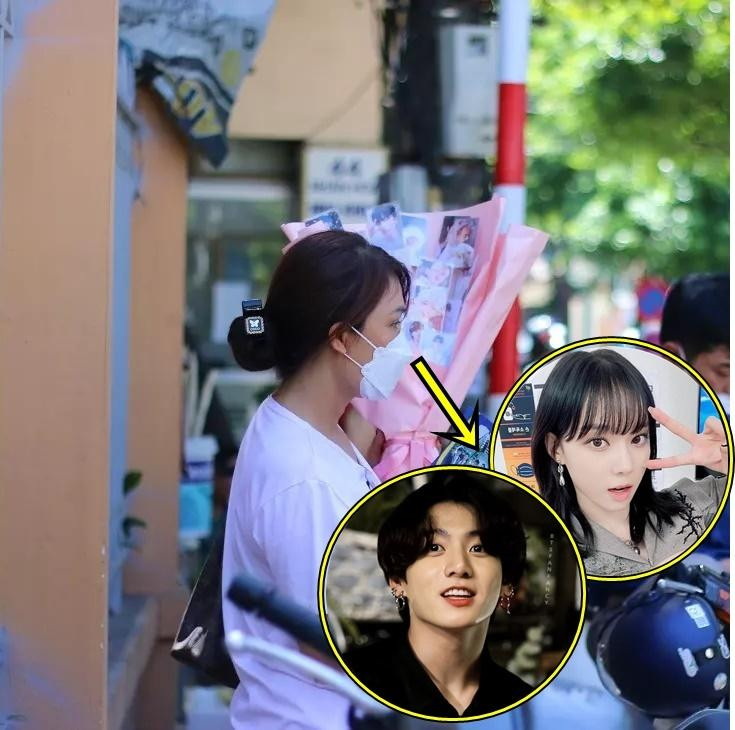 Hình ảnh "bó hoa" độc nhất vô nhị được người mẹ tặng cho cô con gái. Ảnh: Hải Nguyên