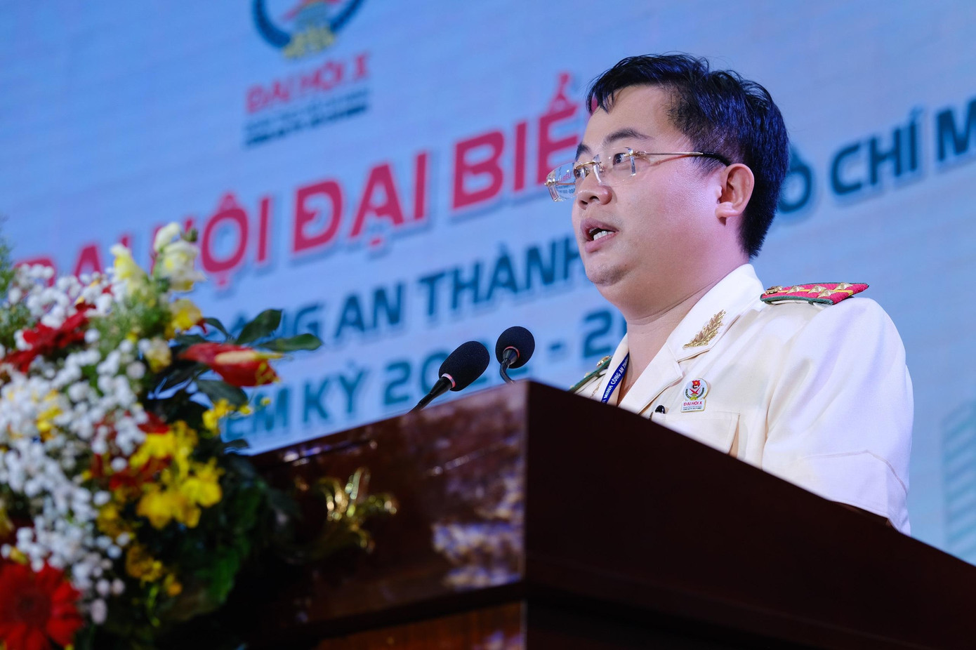 Anh Thắng hi vọng có thể tiếp tục cụ thể hóa thực hiện các công trình phần việc thanh niên của Tuổi trẻ Công an Thành phố vì bình yên cuộc sống vì hạnh phúc của nhân dân.