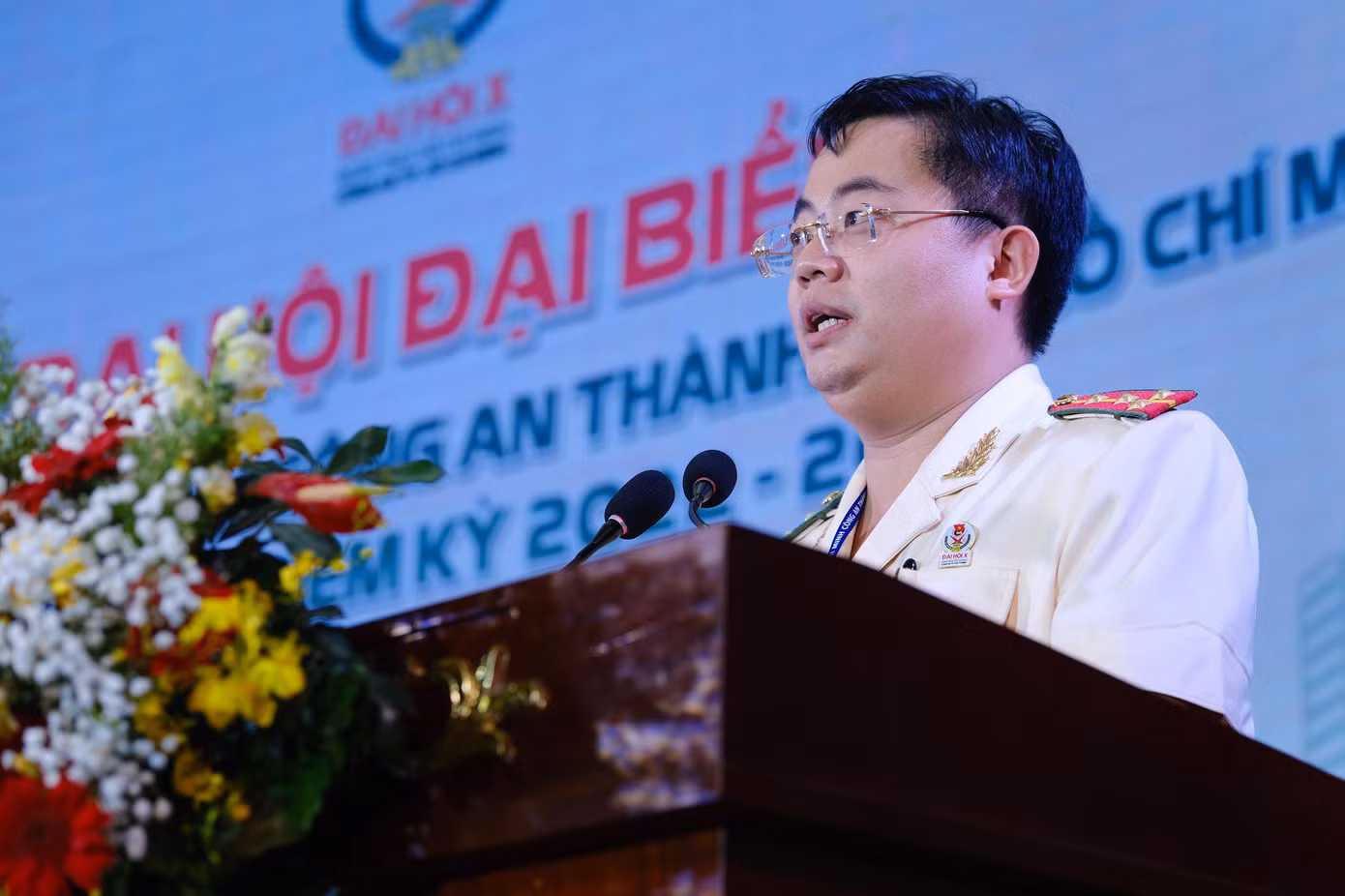Anh Thắng hi vọng có thể tiếp tục cụ thể hóa thực hiện các công trình phần việc thanh niên của Tuổi trẻ Công an Thành phố vì bình yên cuộc sống vì hạnh phúc của nhân dân.
