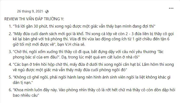 Trở thành bác sĩ dễ hay khó, cứ nhìn cách sinh viên Y thi vấn đáp là biết! Ảnh chụp màn hình.