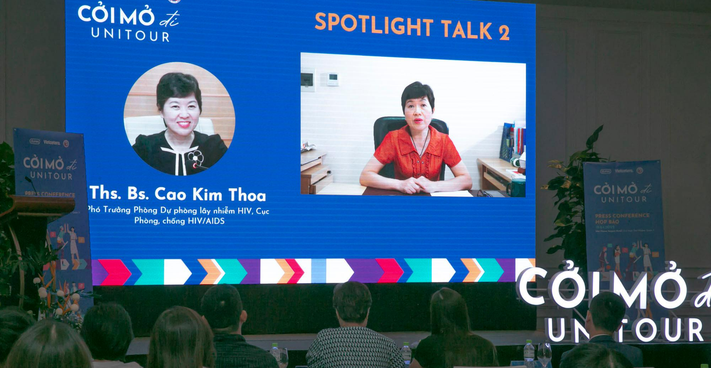 Chương trình còn có sự tham vấn của Ths.Bs. Cao Thị Kim Thoa đại diện từ VAAC.