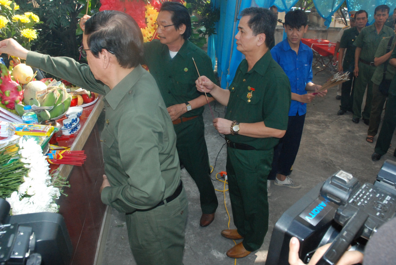 Hình ảnh ý nghĩa tại buổi lễ.