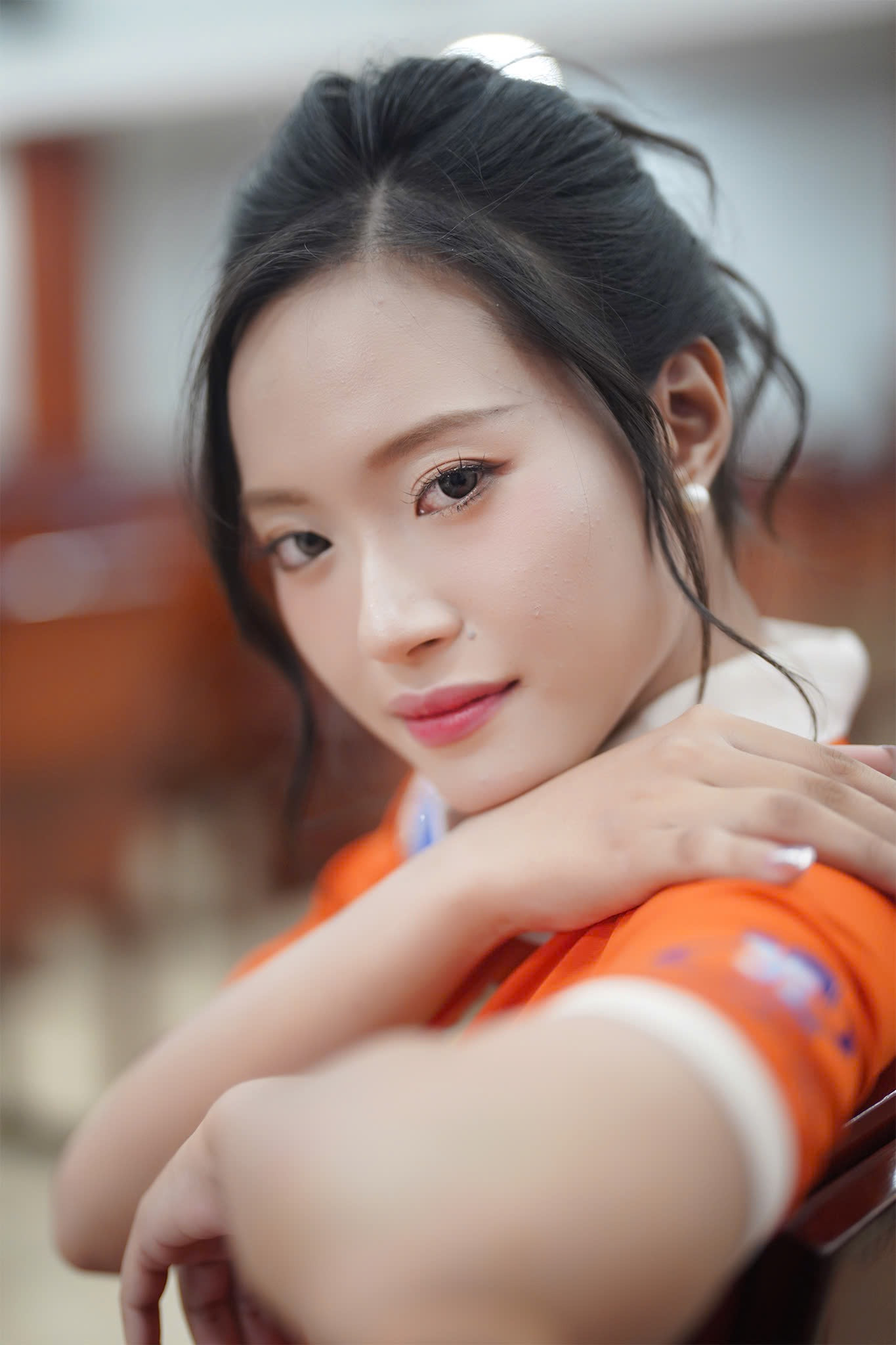 Hồng Hạnh cho rằng đi thi hoa hậu cũng là cách để định hình thương hiệu cá nhân. Ảnh: Phạm Nguyễn. Hồng Hạnh cho rằng đi thi hoa hậu cũng là cách để định hình thương hiệu cá nhân. Ảnh: Phạm Nguyễn.