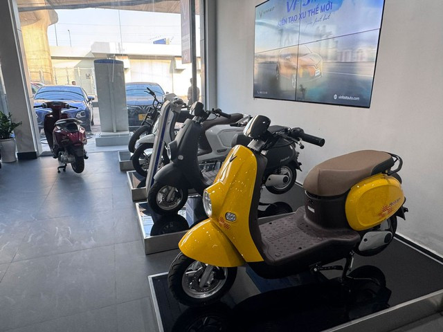 Mẫu xe máy điện Motio được hãng xe Việt VinFast ra mắt từ đầu năm 2025. Ảnh: Nguyễn Hải.