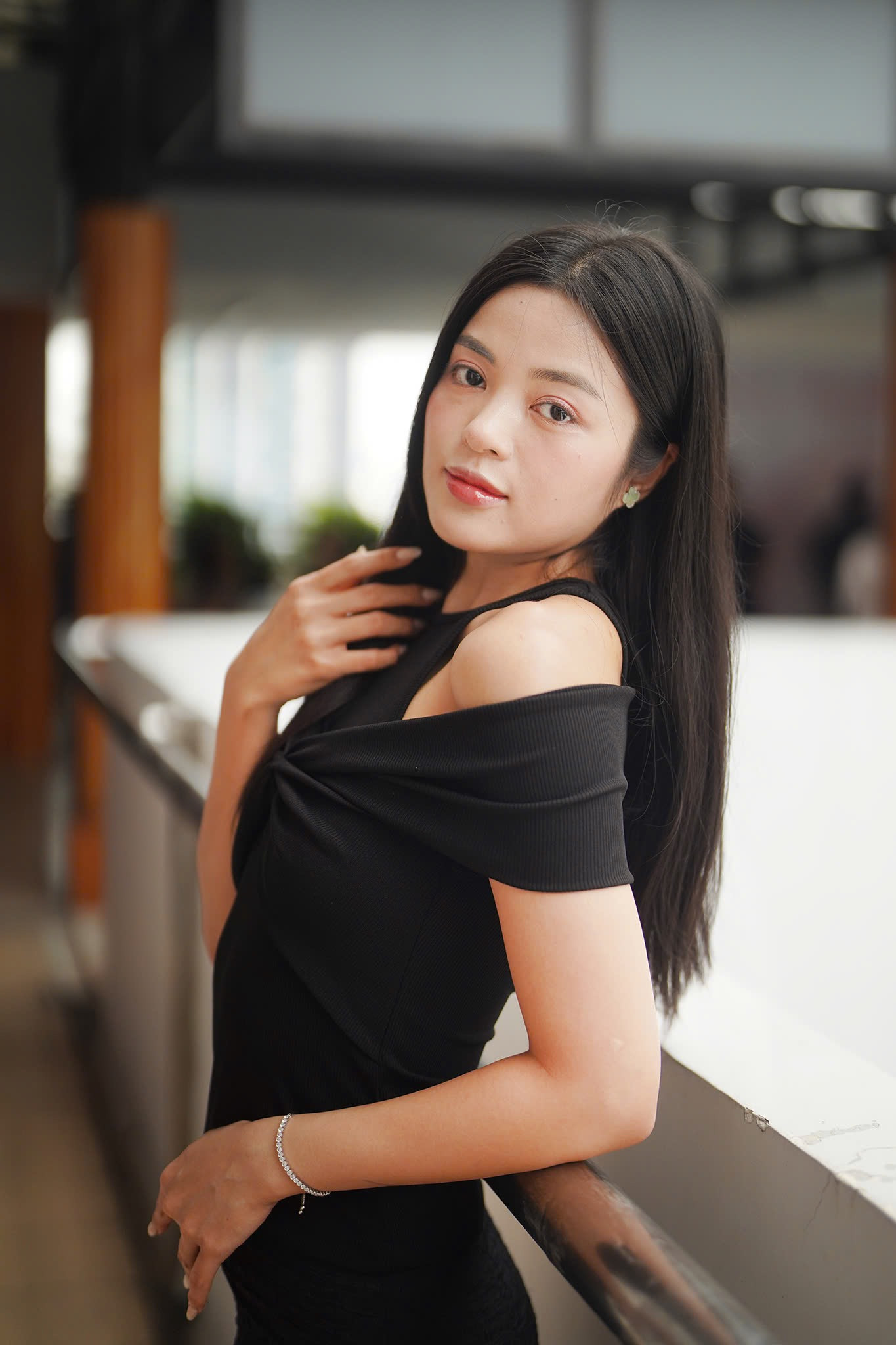 Đoàn Thúy Vy khẳng định cố gắng để có thứ hạng cao nhất tại cuộc thi. Ảnh: Phạm Nguyễn. Đoàn Thúy Vy khẳng định cố gắng để có thứ hạng cao nhất tại cuộc thi. Ảnh: Phạm Nguyễn.