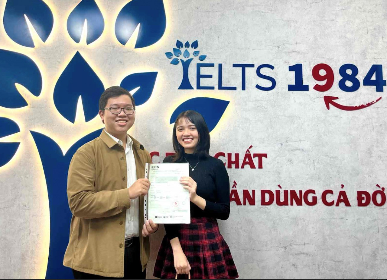 Bạn Gia Tuệ IELTS 7.0, hiện là du học sinh Hà Lan (Nguồn: https://ielts1984.vn/review/)