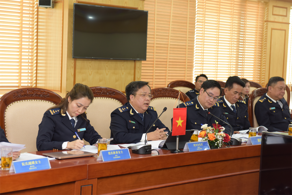 Ông Vũ Quang Toàn, Phó Cục trưởng Cục Điều tra chống buôn lậu đánh giá cao tầm quan trọng trong hợp tác chống buôn lậu giữa hai nước