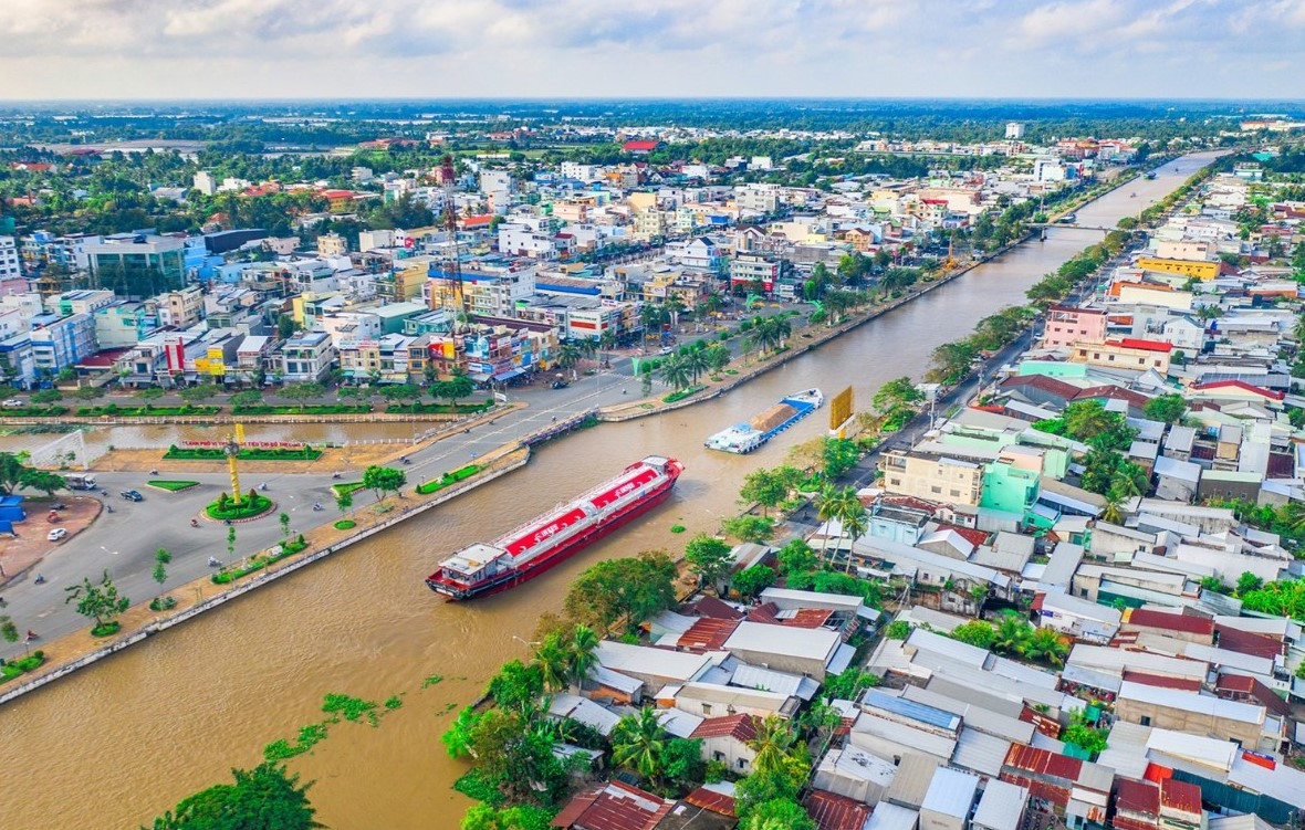 Một góc thành phố Vị Thanh, tỉnh Hậu Giang. Một góc thành phố Vị Thanh, tỉnh Hậu Giang.