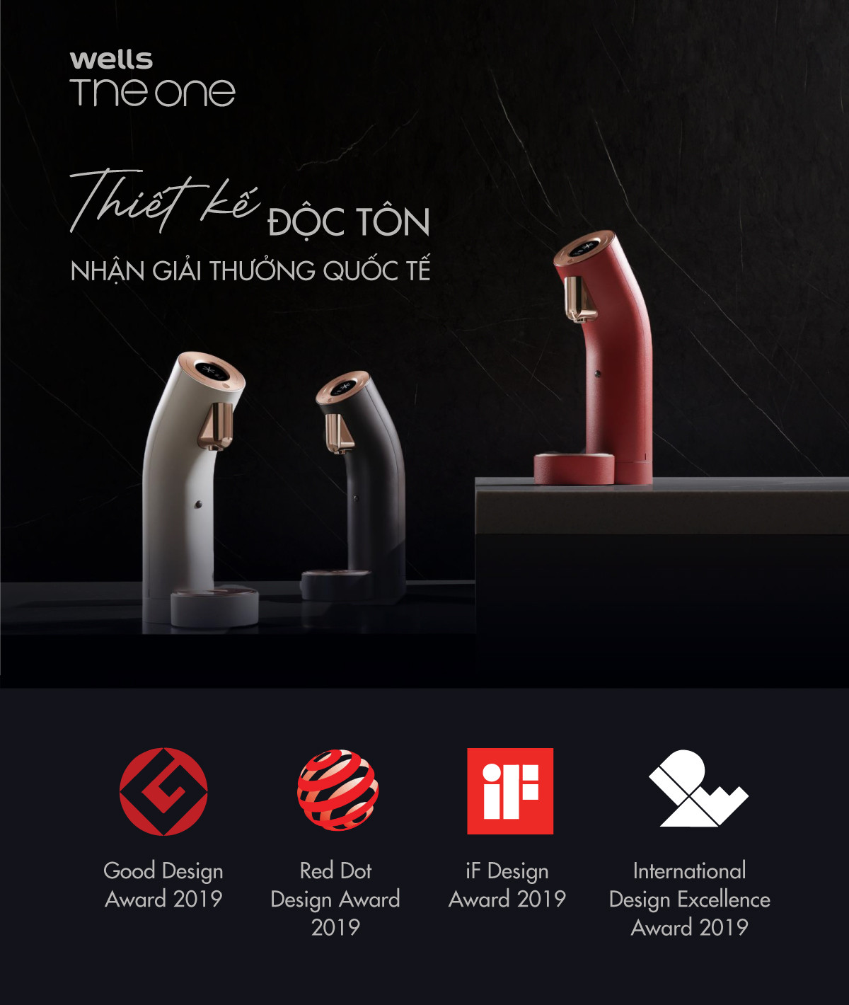 Wells The One thiết kế tinh tế tính năng vượt trội nâng tầm mọi không gian Wells The One thiết kế tinh tế tính năng vượt trội nâng tầm mọi không gian