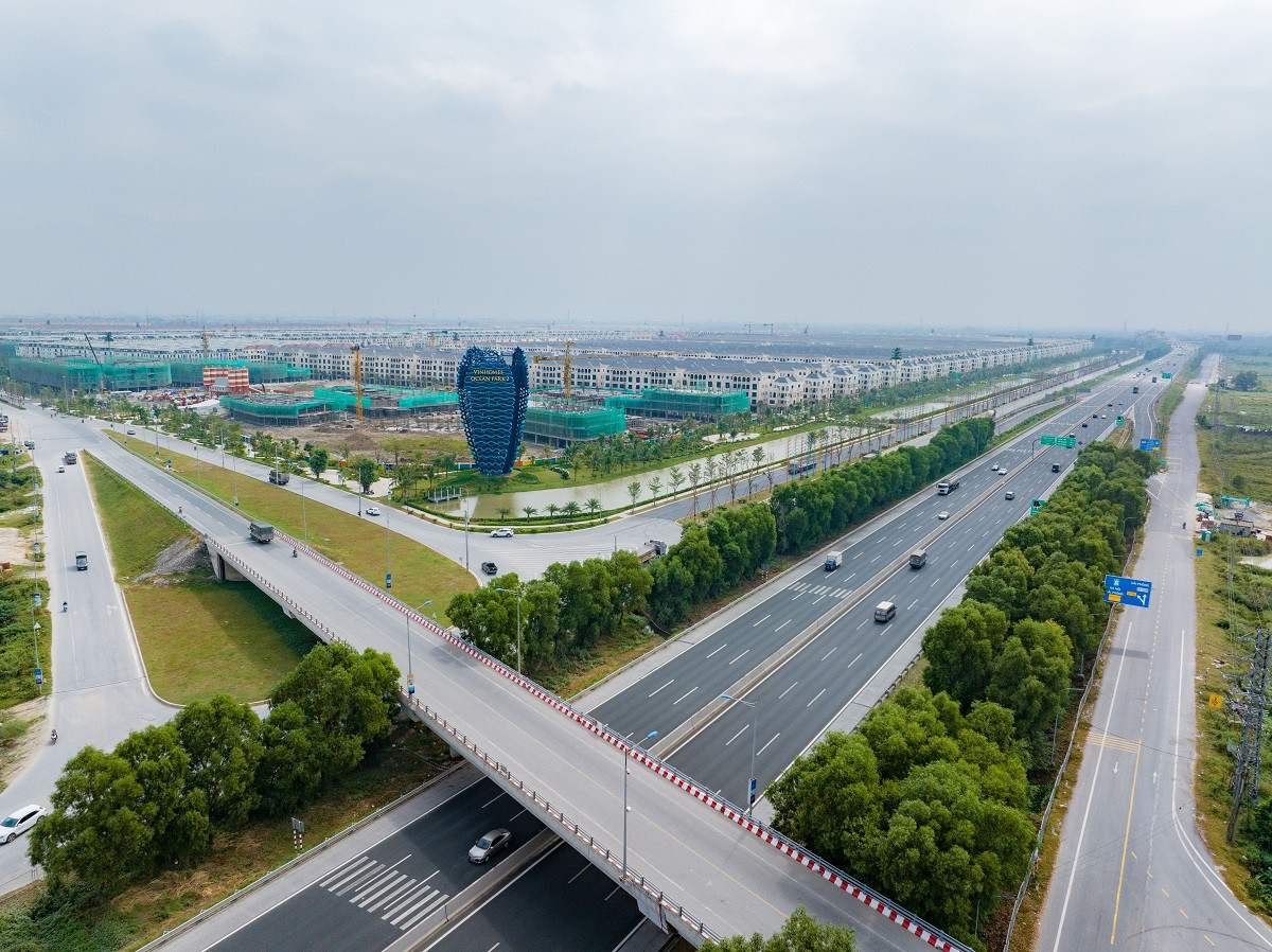 Các khu đô thị của Ocean City với hạ tầng đồng bộ tạo ra sự phát triển vượt bậc cho khu vực phía Đông Hà Nội