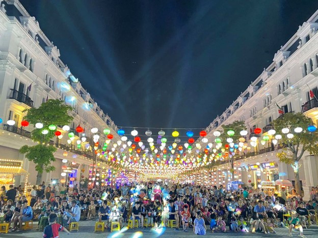 Danko Square đã trở thành địa điểm vui chơi, giải trí quen thuộc của người dân TP.Thái Nguyên