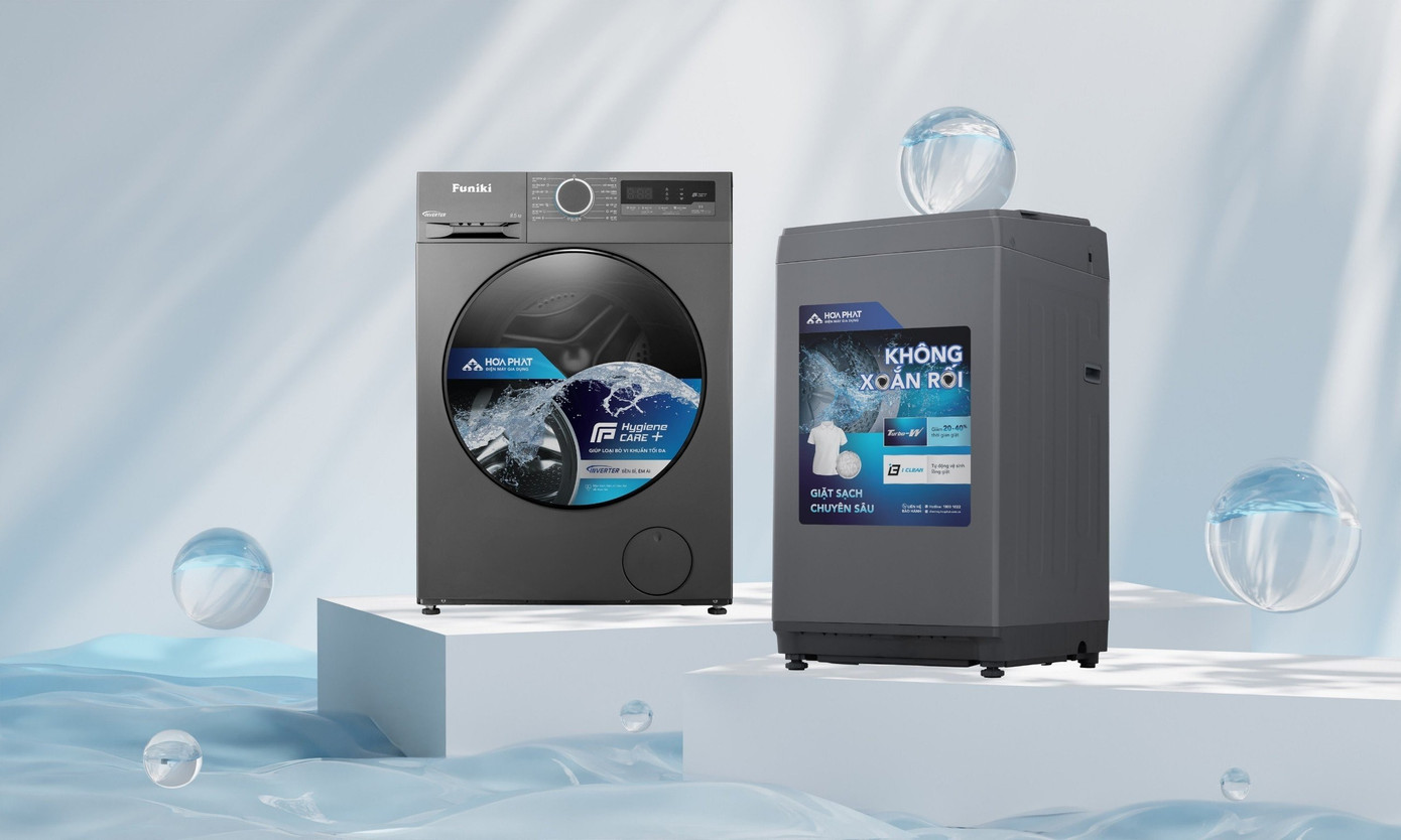 Chính sách bảo hành dài hạn cùng với hệ thống bảo hành trên toàn quốc dành cho máy giặt Funiki