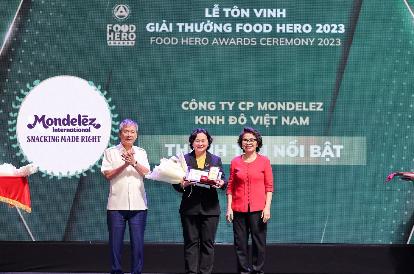 Mondelez Kinh Đô được vinh danh tại Giải thưởng “Food Hero Awards 2023”
