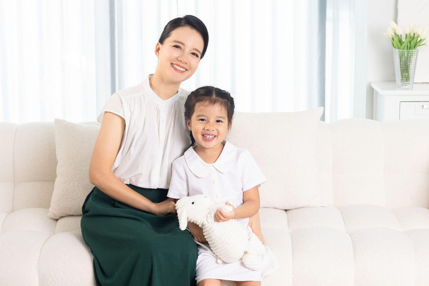 Các bé nhà Minh Trang đều khỏe mạnh, nhanh nhẹn và ít ốm vặt