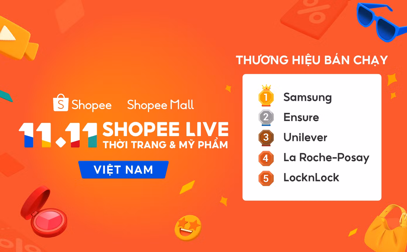 Loạt thương hiệu được yêu thích trên Shopee Mall gồm Samsung, Ensure, Unilever, La Roche-Posay, và LocknLock. Loạt thương hiệu được yêu thích trên Shopee Mall gồm Samsung, Ensure, Unilever, La Roche-Posay, và LocknLock.