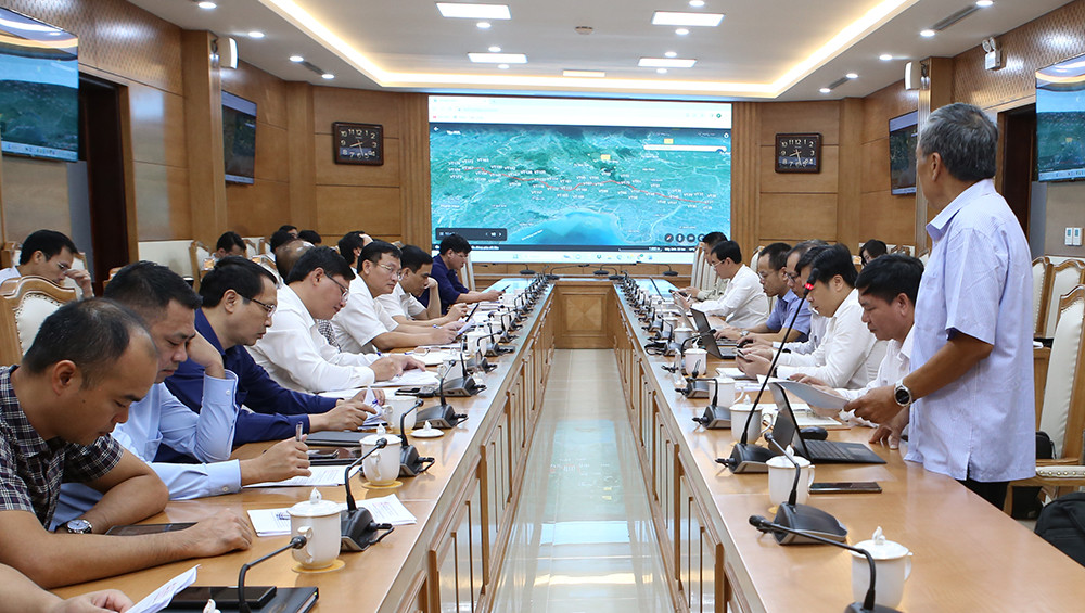 Đại diện NPMB báo cáo chi tiết tại buổi làm việc