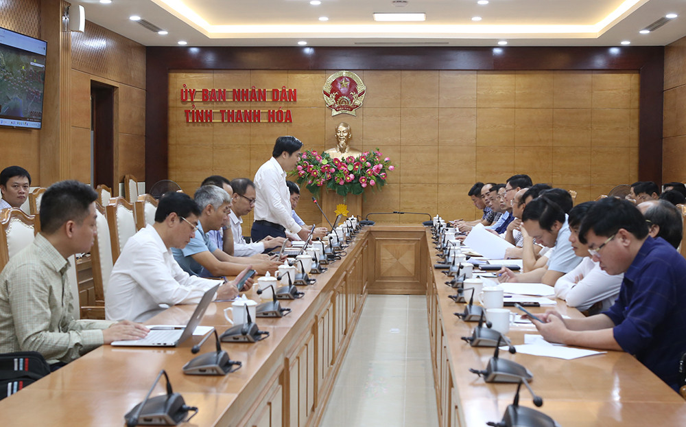 Buổi làm việc giữa UBND tỉnh Thanh Hóa và EVNNPT