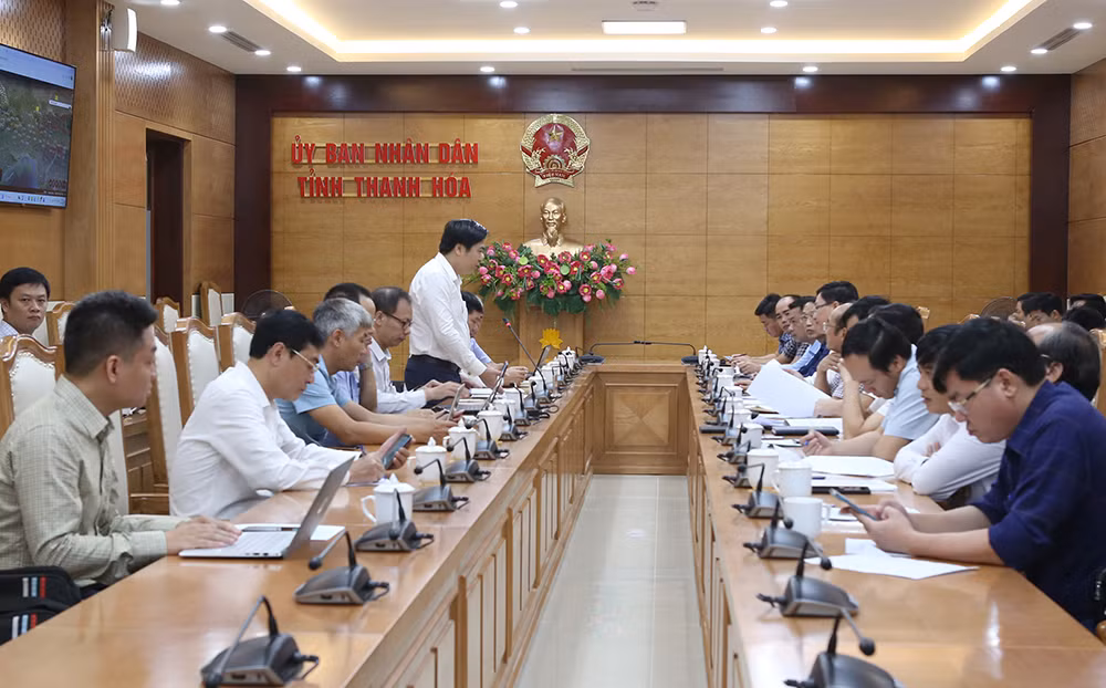 Buổi làm việc giữa UBND tỉnh Thanh Hóa và EVNNPT