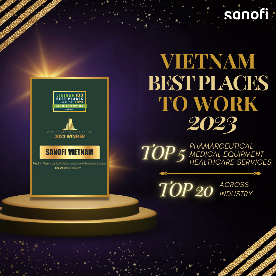 Thành tựu đáng tự hào về thương hiệu nhà tuyển dụng của Sanofi trong năm 2023