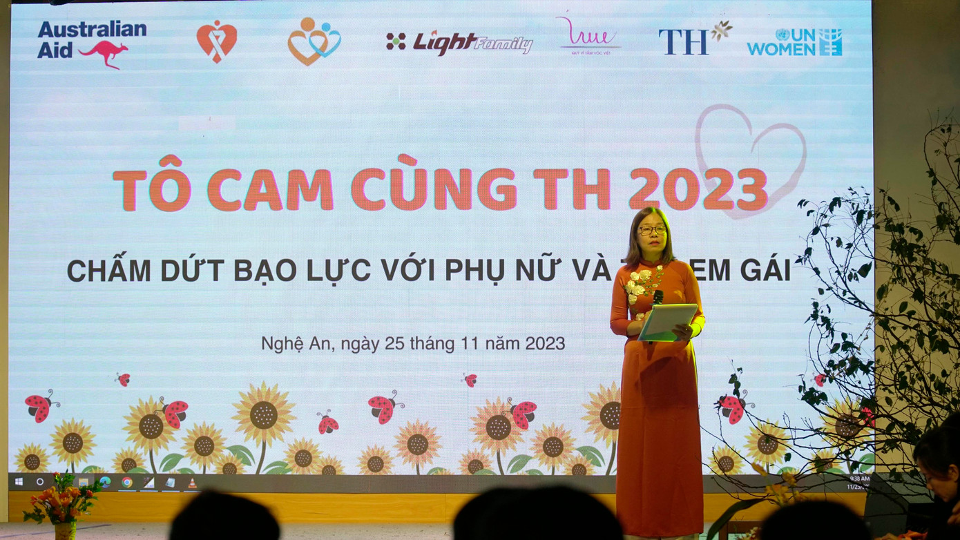 Bà Nguyễn Kim Lan, Quản lý chương trình Trao quyền năng kinh tế cho phụ nữ, UN Women phát biểu tại sự kiện