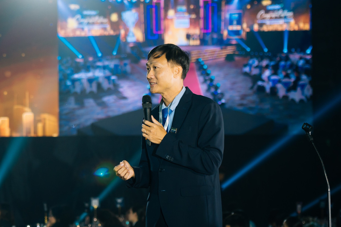 Ông Nguyễn Việt Hà, Tổng Giám đốc Công ty TNHH Thực phẩm PepsiCo Việt Nam phát biểu trong lễ vinh danh Nơi Làm Việc Tốt Nhất Việt Nam® 2023