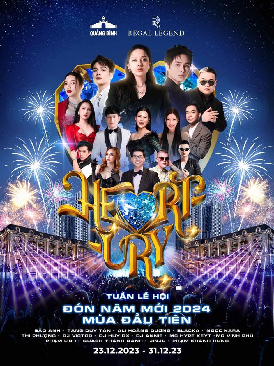 Chương trình đại nhạc hội kết hợp nhạc nhảy điện tử (EDM) chào đón năm mới với sự góp mặt của những ca sĩ, nghệ sĩ: Bảo Anh, Tăng Duy Tân, Ali Hoàng Dương, Blacka, Ngọc Kara, Thi Phượng, DJ Victor, DJ Huy DX, DJ Annie, Phạm Lịch, Quách Thành Danh, Jinju, Phạm Khánh Hưng,…