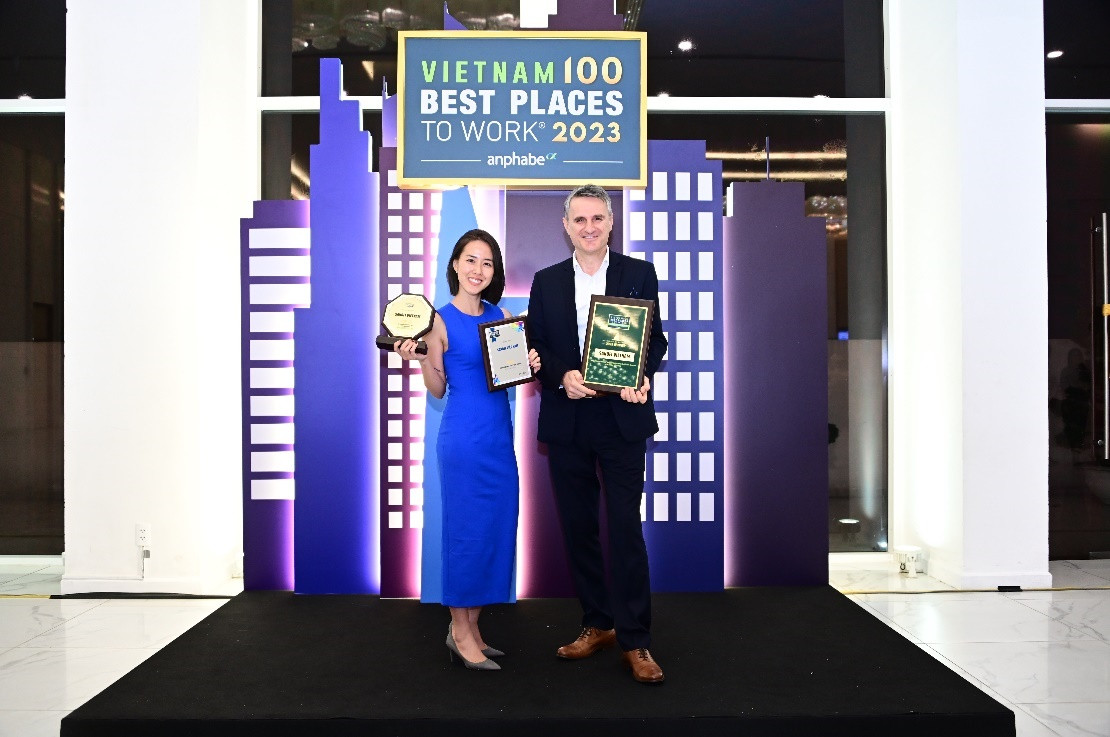 Hàng loạt giải thưởng về môi trường làm việc theo các tiêu chí khác nhau mà Sanofi được ghi nhận