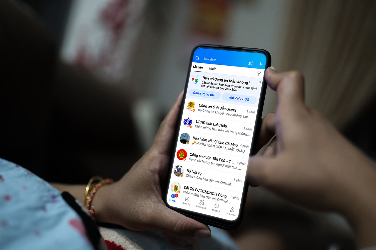 Zalo khởi động lại tính năng SOS cho người dân vùng lũ lụt liên hệ và cập nhật tình hình
