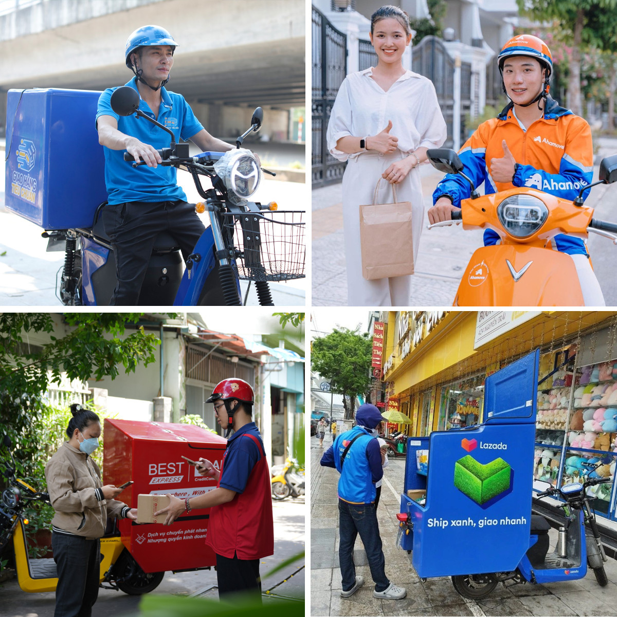 Nhiều đơn vị vận tải, logistics - giao nhận đưa xe điện vào hoạt động