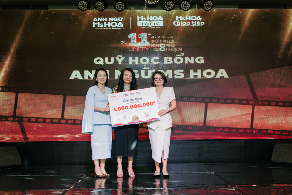 Quỹ học bổng Anh ngữ Ms Hoa trị giá 1 tỷ đồng chính thức khởi động.