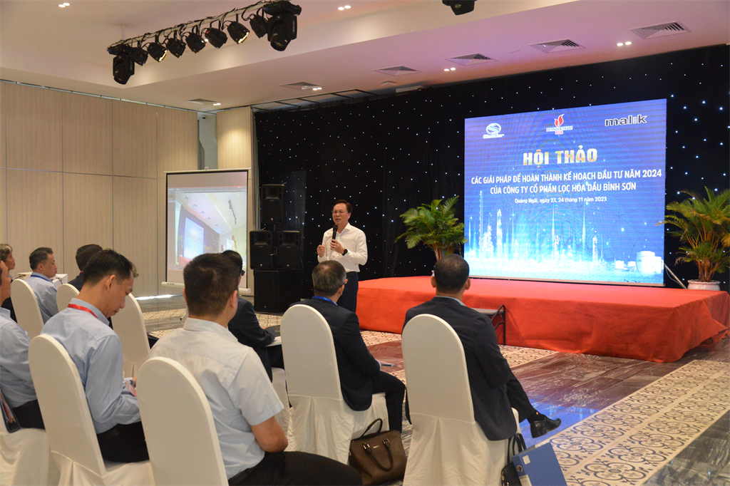 Thành viên HĐTV PVN Bùi Minh Tiến phát biểu chỉ đạo tại Hội thảo