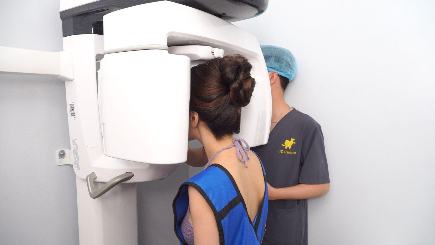 Phòng chụp phim CT CONE BEAM hiện đại chuẩn Châu Âu tại SQ Dentist