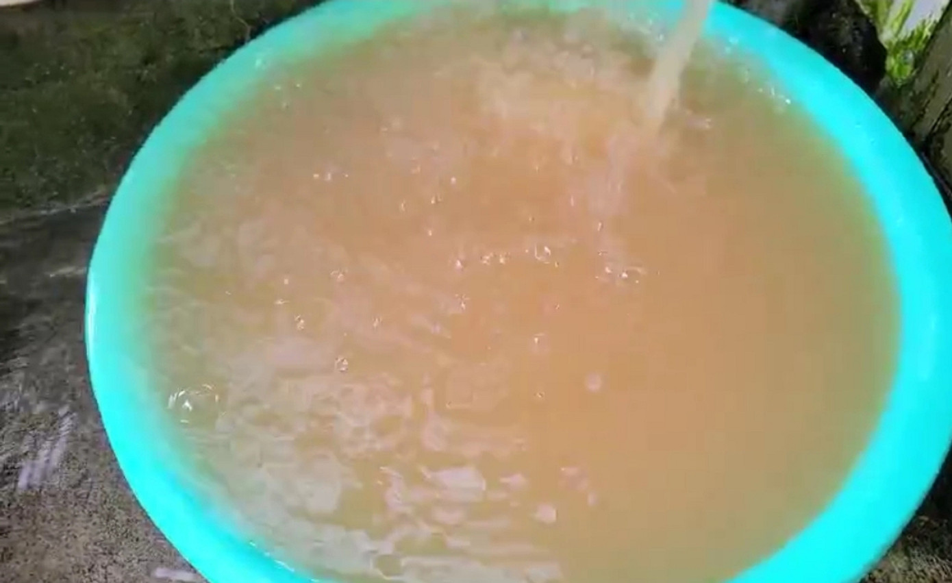 Nước giếng bị đục ngầu mỗi khi mùa mưa đến