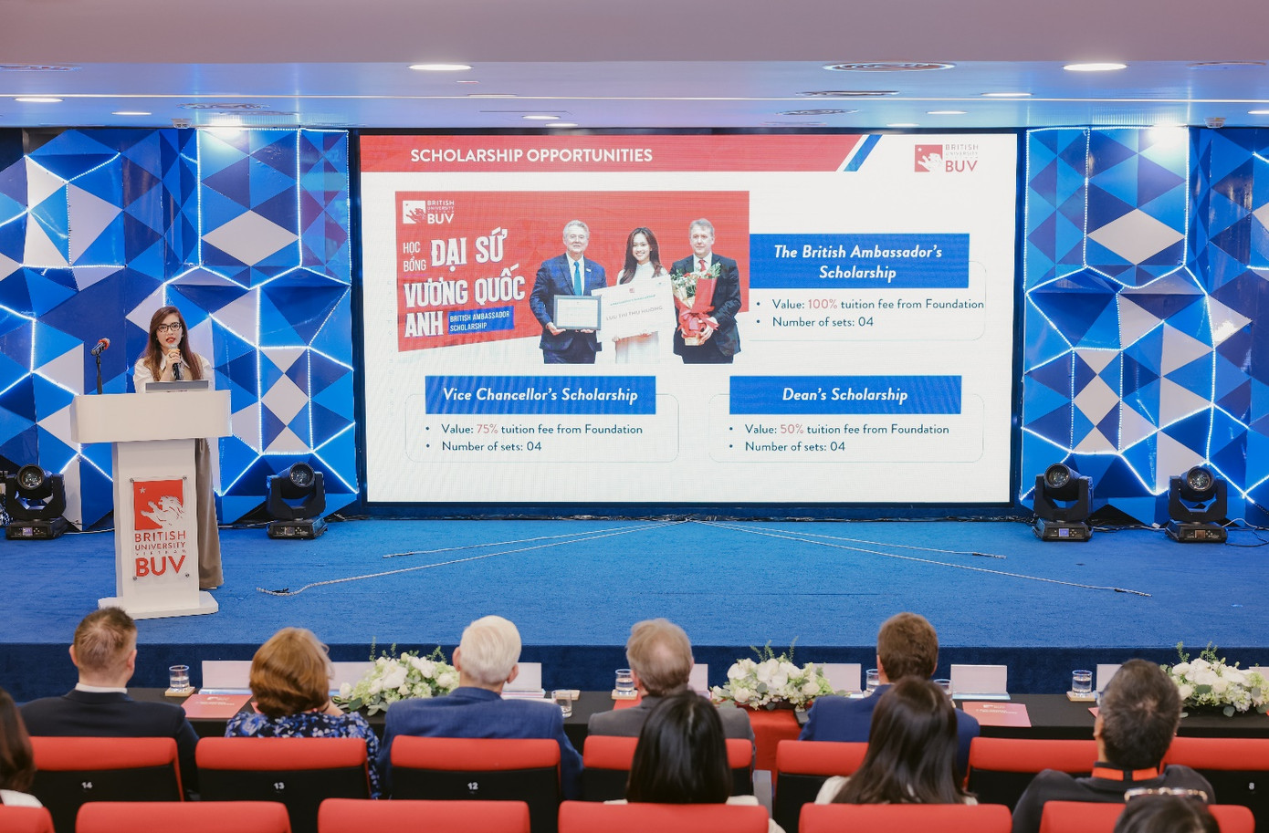 BUV công bố quỹ học bổng và hỗ trợ tài chính năm 2024 (Ảnh: BUV).