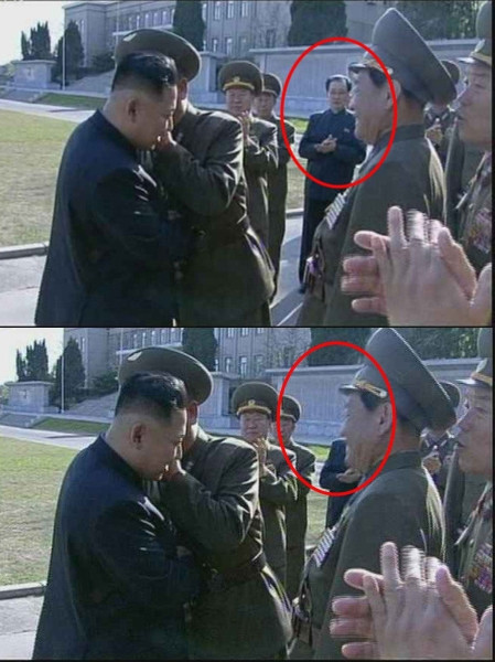 Hình ảnh trong bộ phim tài liệu "Người Đồng chí Vĩ đại" trên truyền hình KCTV hôm 7/10 (hình trên) và hôm 7/12. Hình ảnh trong bộ phim tài liệu