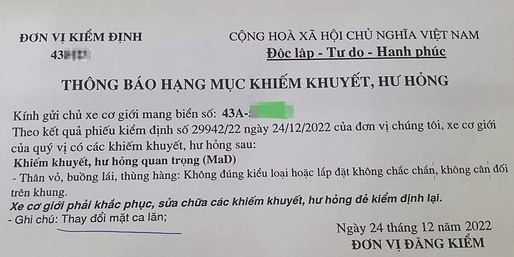 Những xe "độ, chế" thêm cho đẹp bị từ chối kiểm định. Ảnh minh hoạ. Những xe "độ, chế" thêm cho đẹp bị từ chối kiểm định. Ảnh minh hoạ.