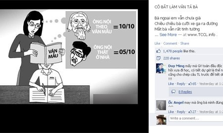 Bài thơ tả bà thời hiện đại từng được dân mạng chia sẻ . Bài thơ tả bà thời hiện đại từng được dân mạng chia sẻ