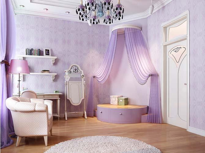 Phòng ngủ với gam màu xanh lam làm chủ đạo. Phòng tắm