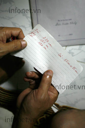 Kích thước chính xác của căn hộ