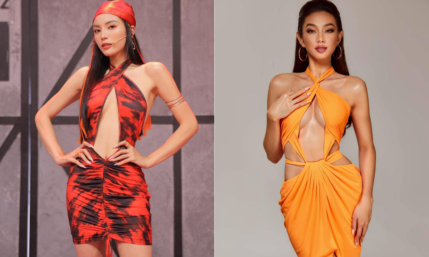 Mới đây khi xuất hiện ở một chương trình, Hoa hậu Kỳ Duyên diện một thiết kế với họa tiết lạ mắt cùng chi tiết cut-out táo bạo, quyến rũ. Các fans cũng nhanh chóng nhận ra đây là kiểu thiết kế yêu thích từng làm nên thương hiệu 'Miss Cut-out' của Hoa hậu Thùy Tiên.