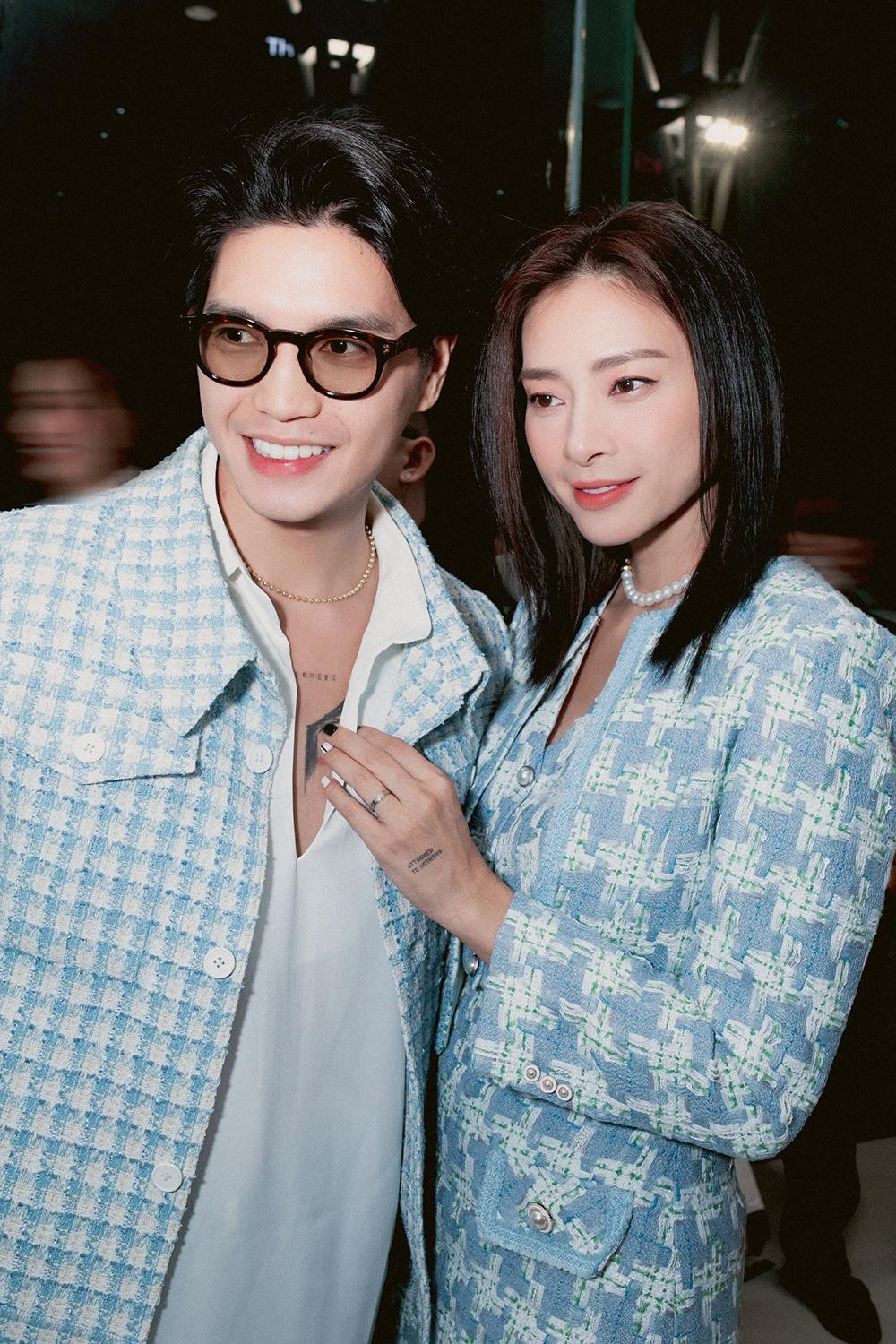 Đây là sự kiện hiếm hoi Ngô Thanh Vân và Huy Trần góp mặt kể từ khi cô và ông xã rời Việt Nam và có chuyến công tác kéo dài nửa năm tại nước ngoài.