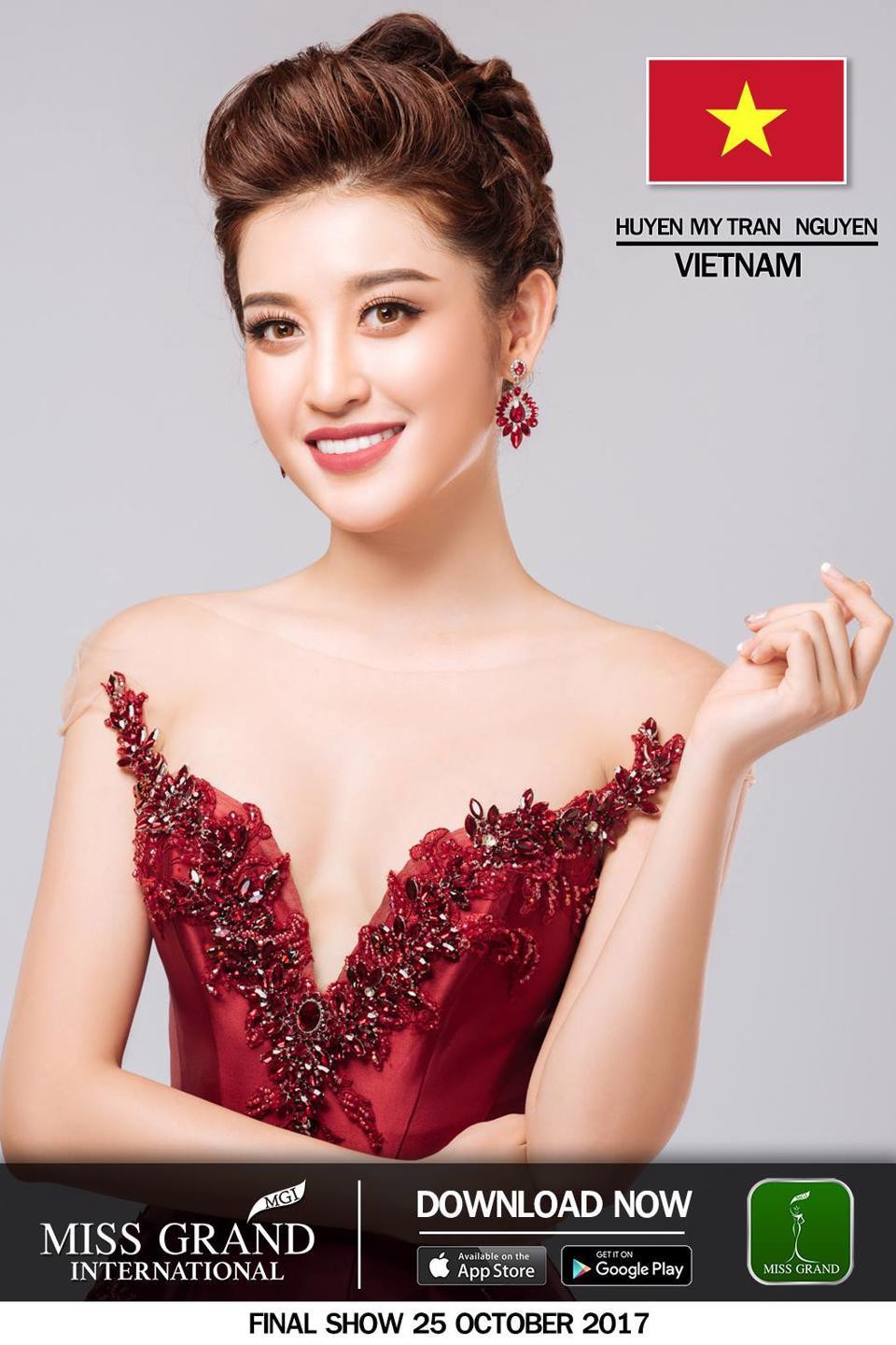 Sau 3 năm mài giũa, Huyền My trở thành đại diện của Việt Nam tham dự cuộc thi Miss Grand International 2017 tổ chức tại Việt Nam. Người đẹp được công chúng kỳ vọng lập thành tích cao nhờ kinh nghiệm thi sắc đẹp.
