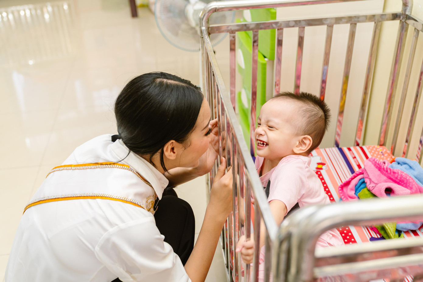 Bảo Ngọc từng đến đây giúp đỡ cho trung tâm nhưng lần này cô quay trở lại với cương vị mới là Hoa hậu Liên lục địa 2022. Trong nhiệm kỳ của mình, Bảo Ngọc còn tham gia nhiều hoạt động từ thiện, xã hội ý nghĩa khác.