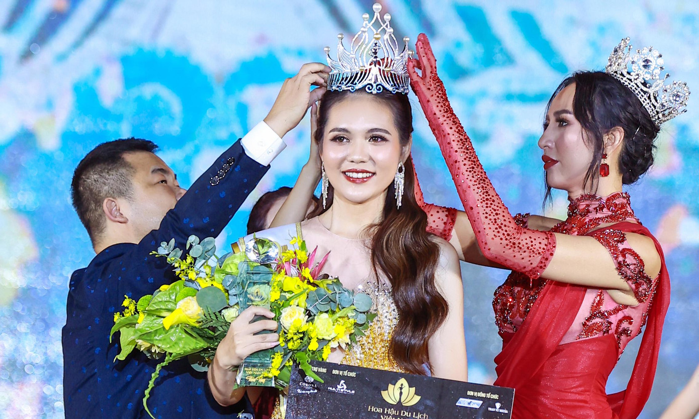 Lương Kỳ Duyên đăng quang Hoa hậu Du lịch Việt Nam 2022. Ảnh: BTC. Lương Kỳ Duyên đăng quang Hoa hậu Du lịch Việt Nam 2022. Ảnh: BTC.