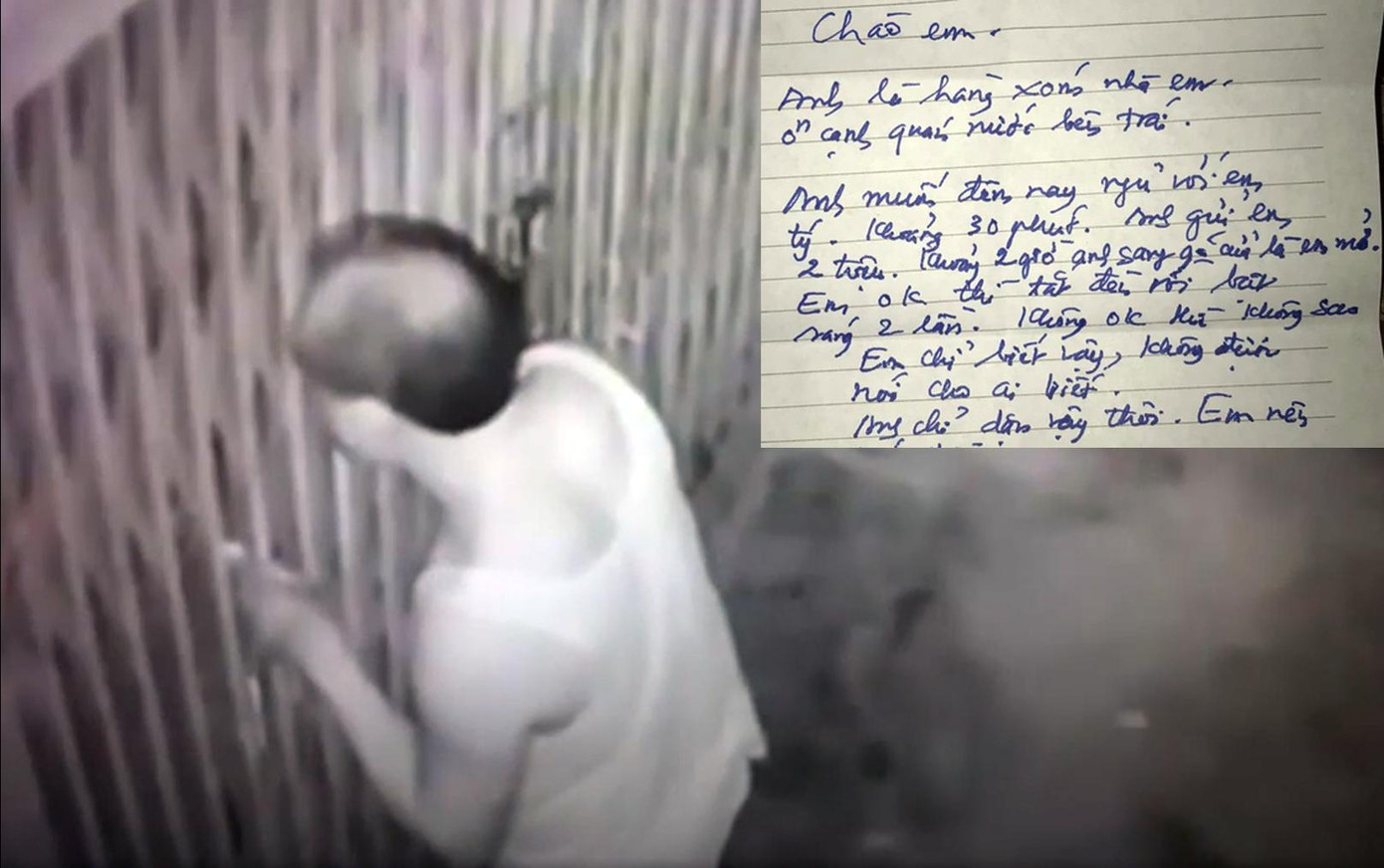 Hình ảnh được camera an ninh ghi lại thời điểm xảy ra sự việc. Ảnh cắt từ clip. Hình ảnh được camera an ninh ghi lại thời điểm xảy ra sự việc. Ảnh cắt từ clip.