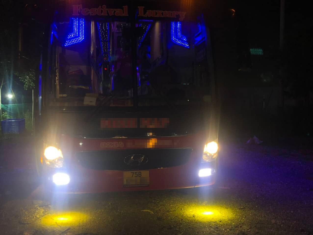 Tài xế xe khách vi phạm nồng độ cồn ở mức cao.