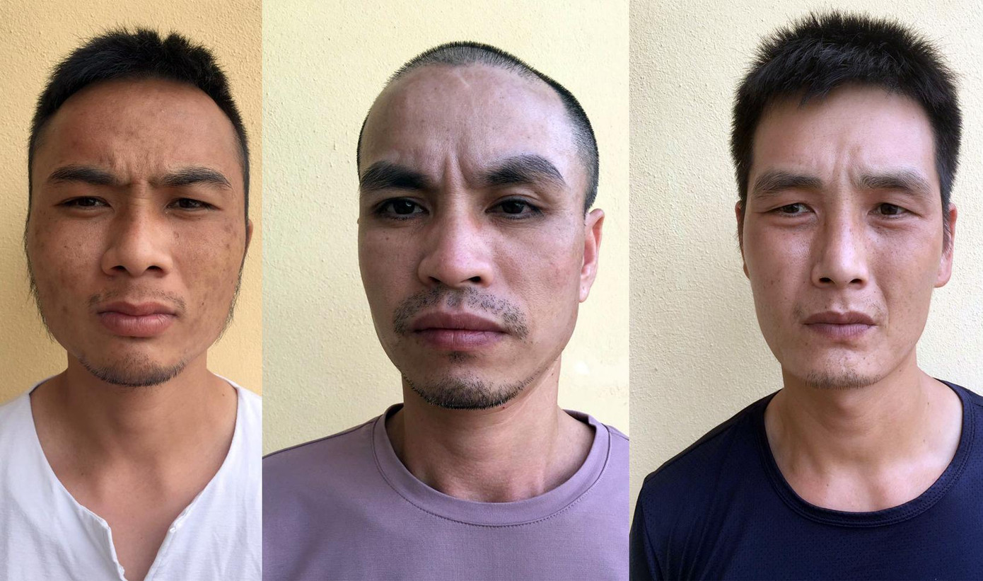 Nhóm đối tượng bị khởi tố.