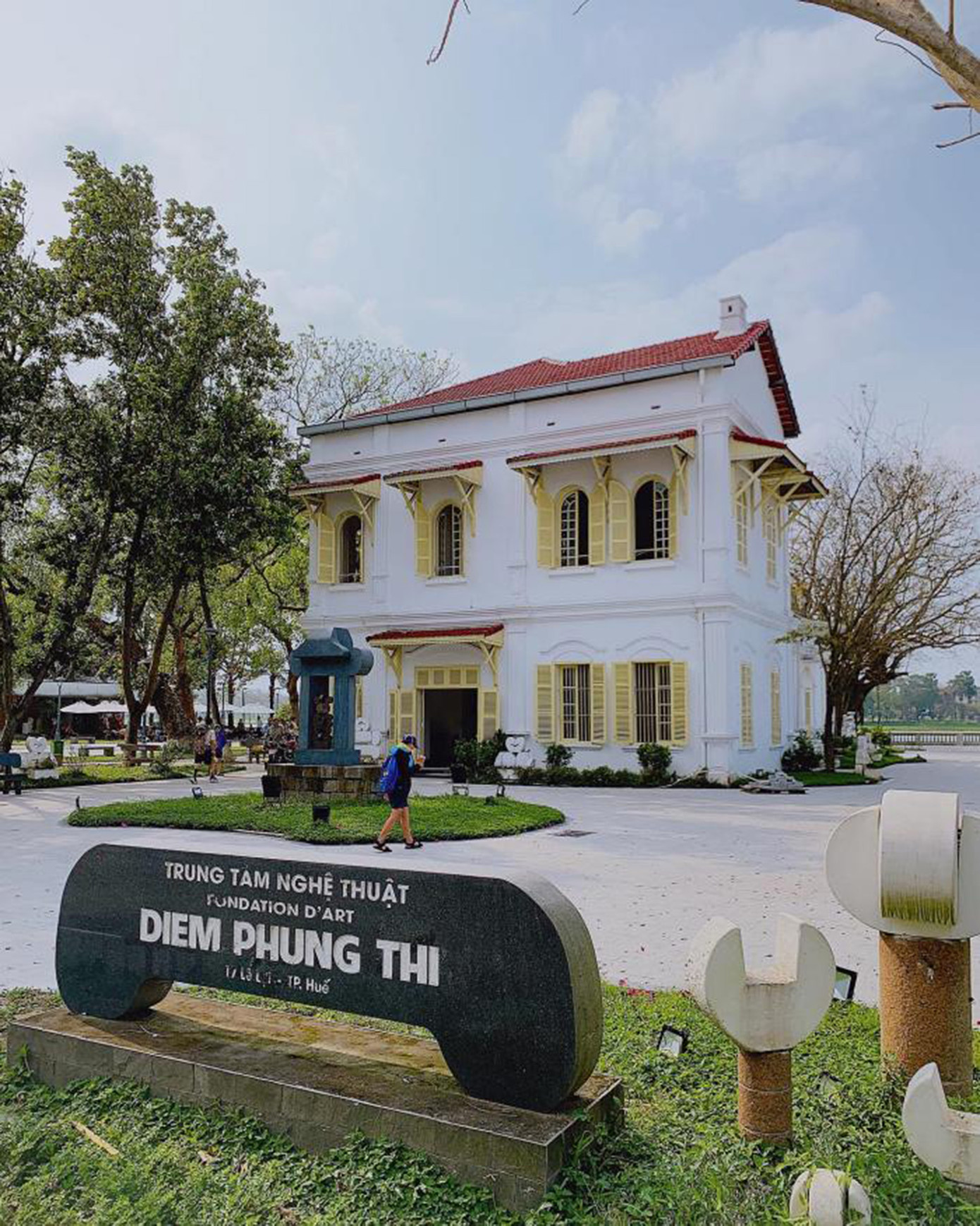 Trung tâm nghệ thuật Điềm Phùng Thị tại Huế. ảnh: TL