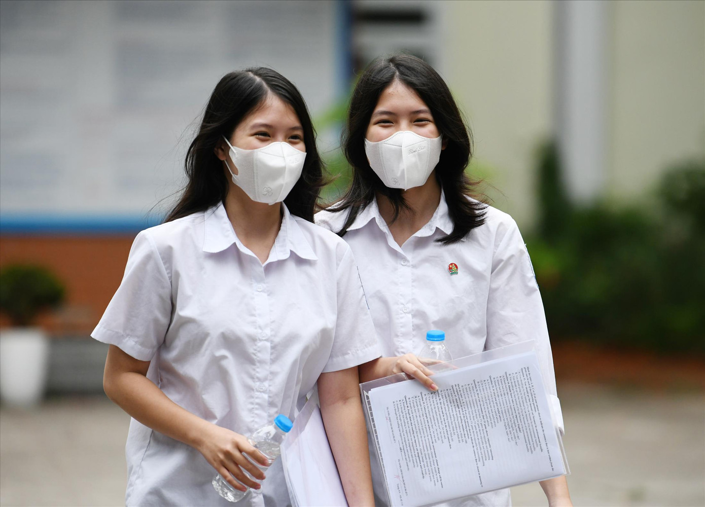 Các em học sinh ở Hà Nội thi tuyển vào lớp 10 năm 2024. Các em học sinh ở Hà Nội thi tuyển vào lớp 10 năm 2024.